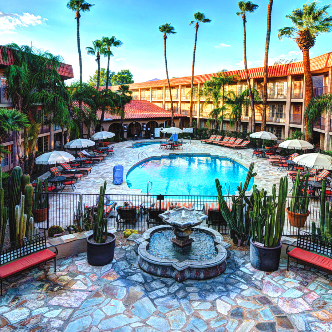 Outdoor pool image at the DoubleTree Suites by Hilton Hotel Tucson-Williams Center